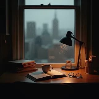 《深度工作循环》— Lo-fi Focus AI 音樂封面