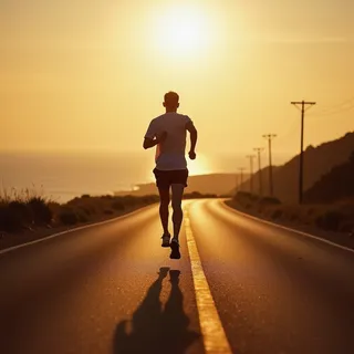 《马拉松步频》— Running Electronic AI 音樂封面
