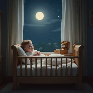《月光摇篮》— Lullaby AI 音樂封面