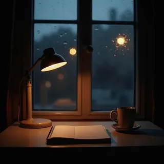 《夜班终端》— Electronic AI 音樂封面