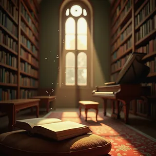 《阅览室钢琴》— Piano AI 音樂封面