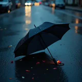 《没收的伞》— Heartbreak Ballad AI 音樂封面