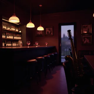 《打烊前的红酒吧》— Lounge AI 音樂封面